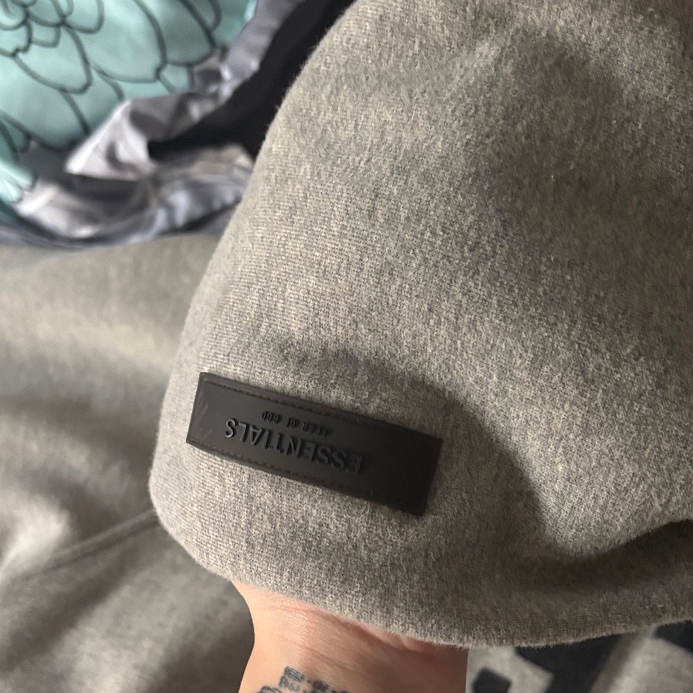 Essentials Gray Hoodie - image 4